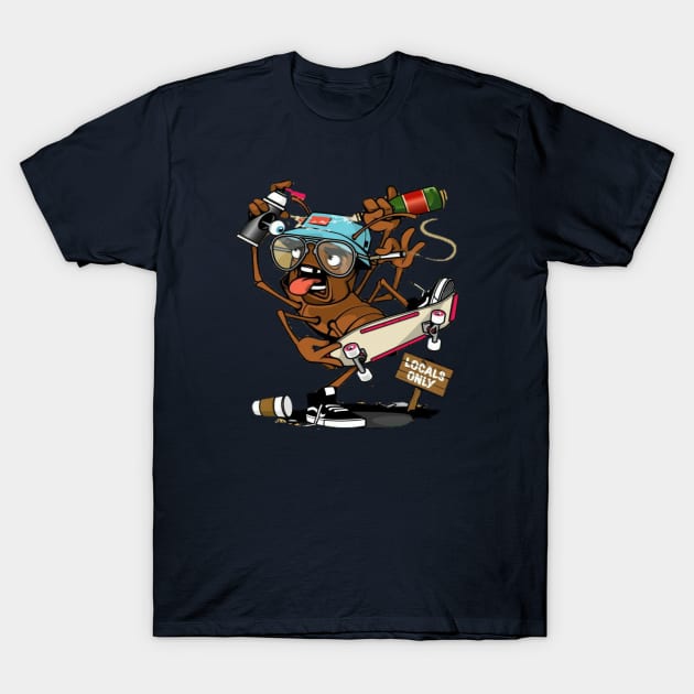 Skateboard T-Shirt by Boiys